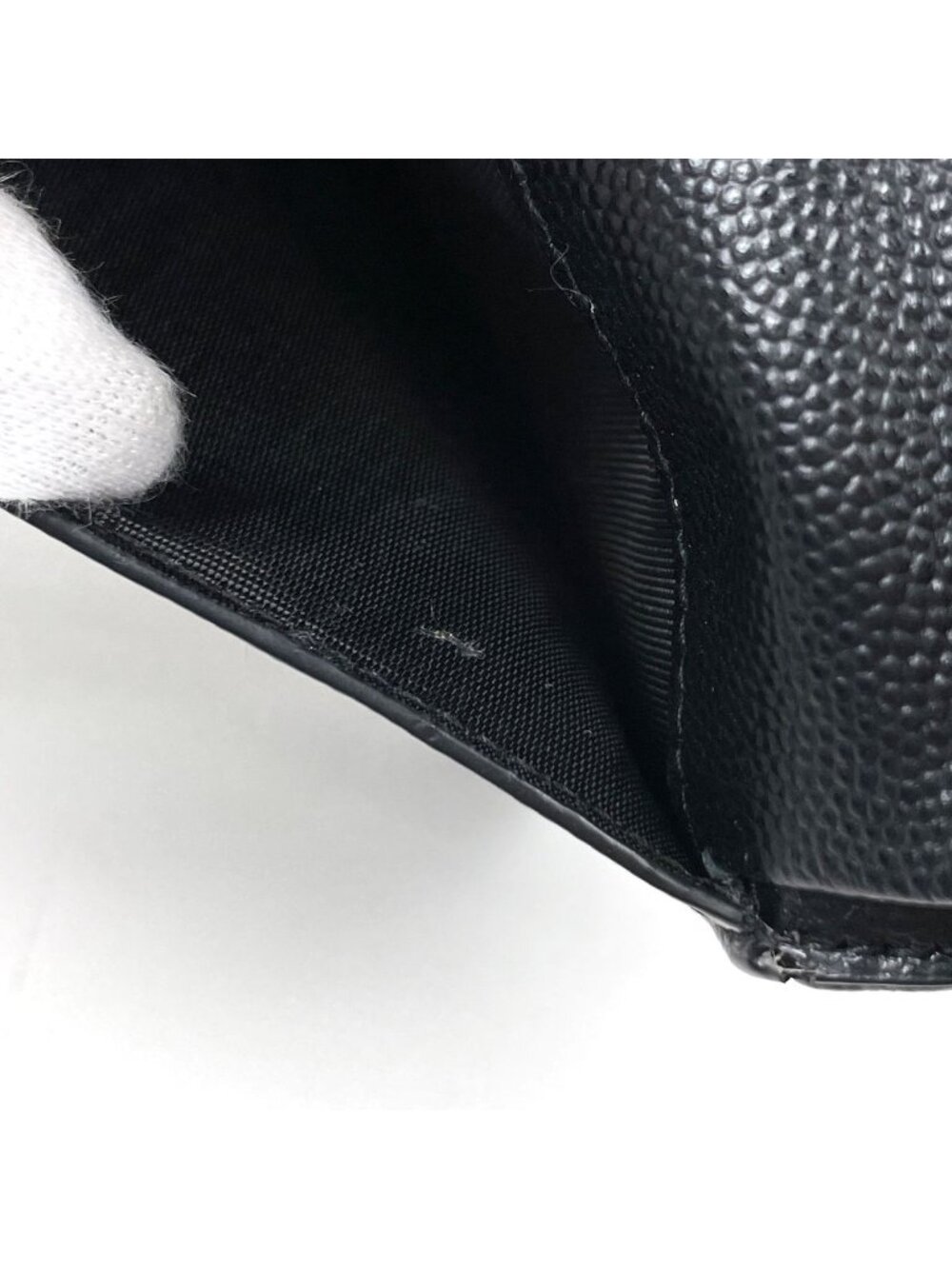 Saint Laurent Bifold Wallet Leather Black - Picture 6 of 8